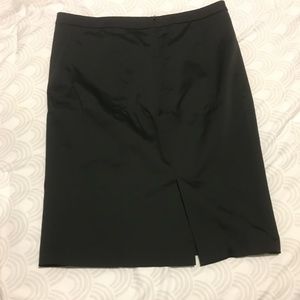 Black pencil skirt